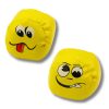 Puha sportlabdák hangulatjelek sárga készlet 6 db-os 7cm