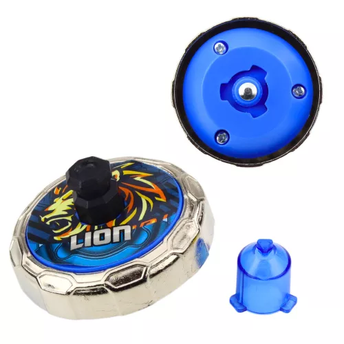Flying Disk Lion Spinner Launcher Set Kék
