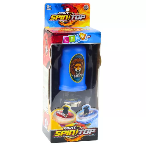 Flying Disk Lion Spinner Launcher Set Kék