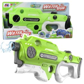 Puska vízpisztoly elektromos automata zöld
