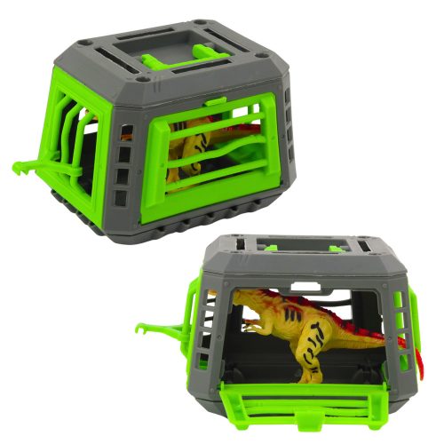 T-Rex dinoszaurusz ketrec terepjáró készlet