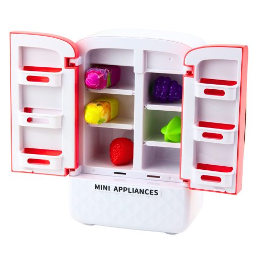 Játék hűtőszekrény gyerekeknek Gyümölcslé Fények Rózsaszín hangzású