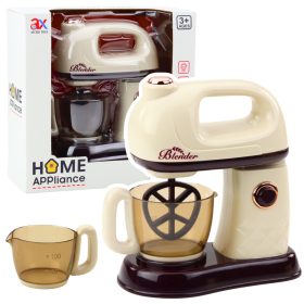   Konyhai mixer robot gyerekeknek, 360°-ban forgatható fejlámpák, fehér