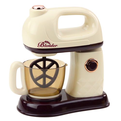 Konyhai mixer robot gyerekeknek, 360°-ban forgatható fejlámpák, fehér