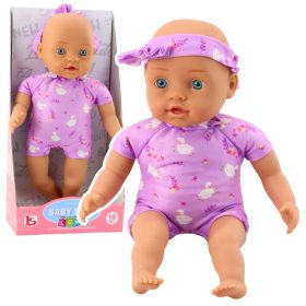Baby Doll Lila Body Puha Haspánt Masnival 31 cm