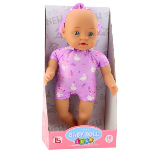Baby Doll Lila Body Puha Haspánt Masnival 31 cm