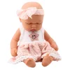 Sleeping Baby Doll rózsaszín csipkeruha csillag fejpánttal