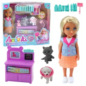   Mini baba állatorvos kutya macska kezelési kiegészítők készlet