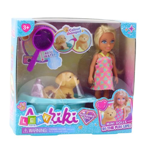 Doll Dog fürdőkád fürdőkészlet Interaktív kiegészítők lányoknak