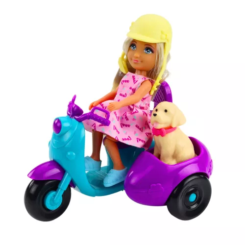Ankiki mini baba háromkerekű robogó kutyakészleten