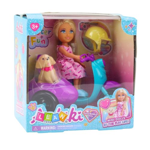 Ankiki mini baba háromkerekű robogó kutyakészleten