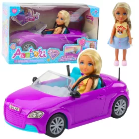 Ankiki Mini baba autó kabrió lila készlet