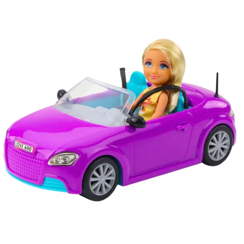 Ankiki Mini baba autó kabrió lila készlet