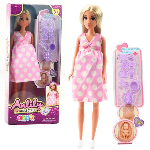 Anlily terhes baba pöttyös ruha kiegészítők baba