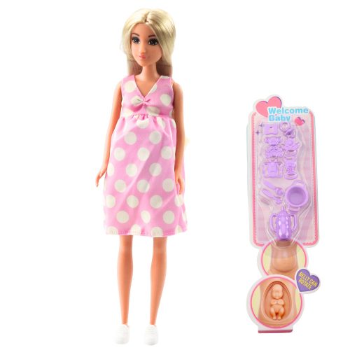 Anlily terhes baba pöttyös ruha kiegészítők baba