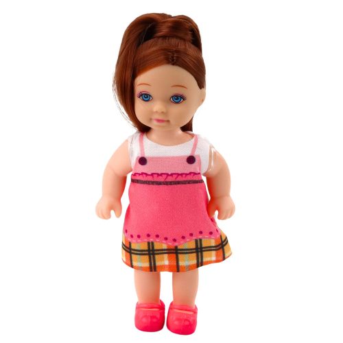 Mini baba szett két kiskutyával, ággyal, tálkával, üveggel