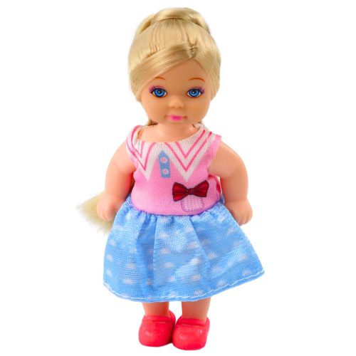 Mini baba szett két kutyával, ággyal, ételtállal