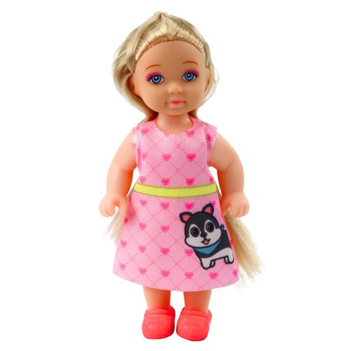 Mini baba szett kutya és cica fekhellyel és ételtartóval