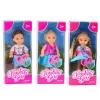 Kaibibi Mini Baba Hosszú Hajú Színes Ruha 12 cm Mix