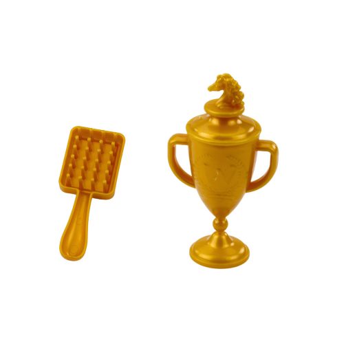 Ló hosszú sörényes nyeregpohárral Kefetartozékok Fehér