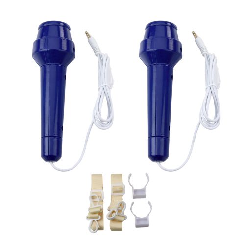 Karaoke szett, két mikrofonnal, Bluetooth hangszóróval, MP3 felvétellel, LED-es kijelzővel