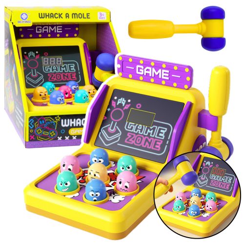 Whack A Mole Arcade játék nyerőgép Hammer Lights hangokkal