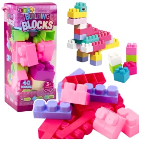 Blocks In Box Nagy építőkészlet színes 40db.