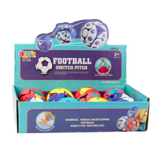 Színváltó labda dobáshoz és zsonglőrködéshez 8 cm színes