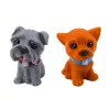 Figurakészlet Cuki Kutyák Kölykök Gumi 8cm 6db