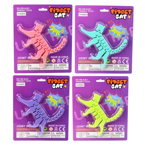 Cat Puzzle Fidget 3D Puzzle Rugalmas Hajlítható Mix