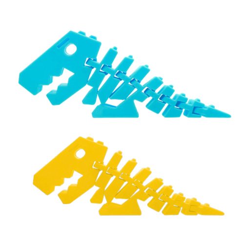 Dinosaur Puzzle Fidget 3D Puzzle Rugalmas Hajlítható Mix