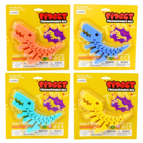 Dinosaur Puzzle Fidget 3D Puzzle Rugalmas Hajlítható Mix