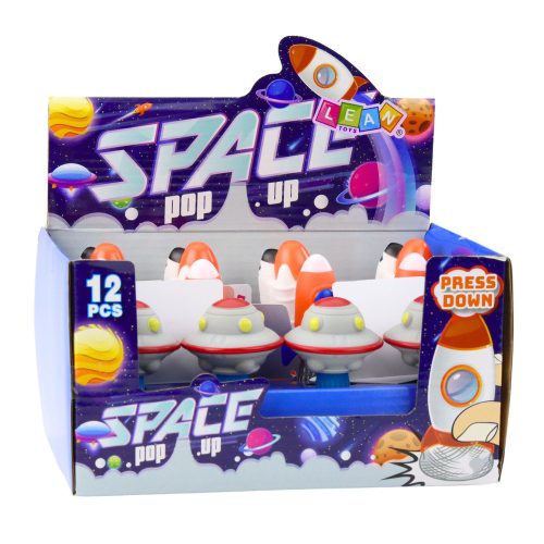 Ugrás űrhajó tavaszi színes fényeken, 11 cm-es keverék