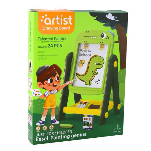 Kétoldalas mágneses száraztörlő tábla dinoszauruszöld kiegészítők