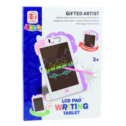 LCD-író rajztábla Stylus Unicorn Pink