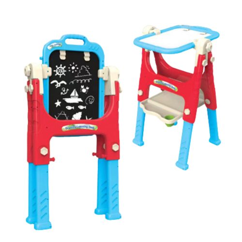 5 az 1-ben oktatótábla székkel Multifunkcionális tartozékok Kék