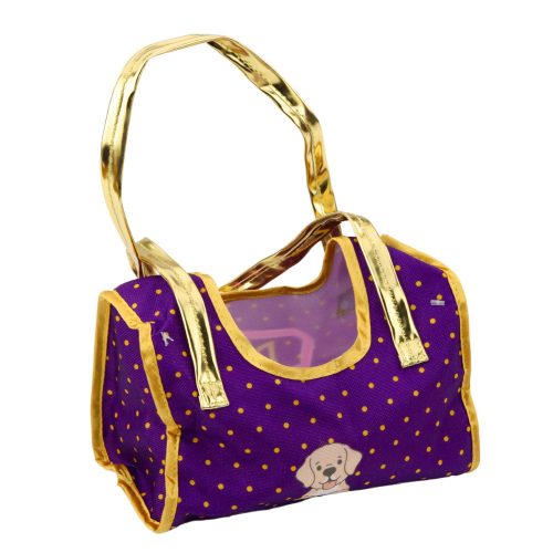 Kutya táskában Plüss kabalája ennivaló világosbarna