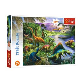 200 darabos Trefl 13281 ragadozó dinoszauruszok puzzle