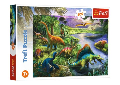200 darabos Trefl 13281 ragadozó dinoszauruszok puzzle