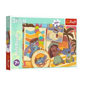 Puzzle 200db. Musical World Lilo és Stitch Trefl 13304