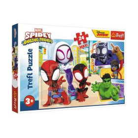 Rejtvény 24db Maxi Spidey and Friends Trefl 14348