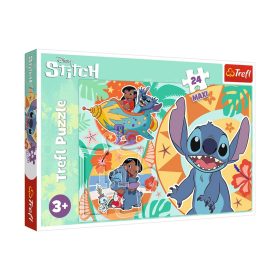 Rejtvény 24db Maxi Happy Day Lilo és Stitch Trefl 14365