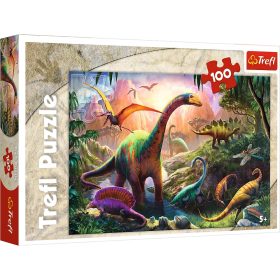 A dinoszauruszok világa puzzle 100db Trefl 16277