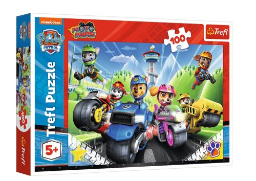 Puzzle 100 db Paw Patrol on Motorcycles Trefl 16430