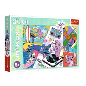Puzzle 100db. Emlékek Lilo és Stitch Trefl 16473