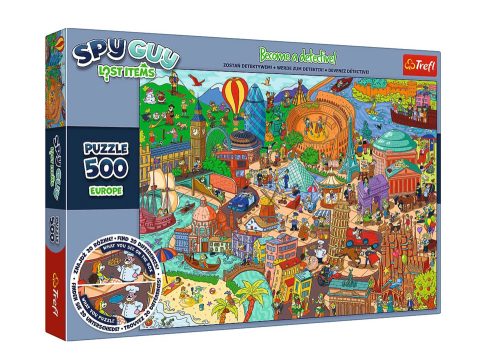 Kémember Elveszett Tárgyak Puzzle 500 db. Európa Trefl 37481