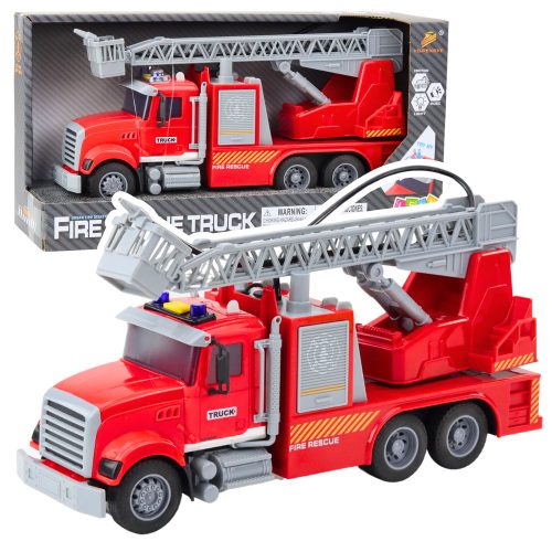 Tűzoltóautó létragém meghajtó vízlámpák hangjai