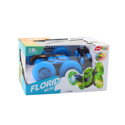 Kaszkadőrautó Távirányítós RC 360° Kék