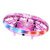 Kézzel vezérelhető UFO Drone LED fények rózsaszín