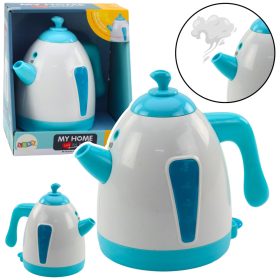 Akkumulátoros vízforraló gőzlámpái türkiz hangok